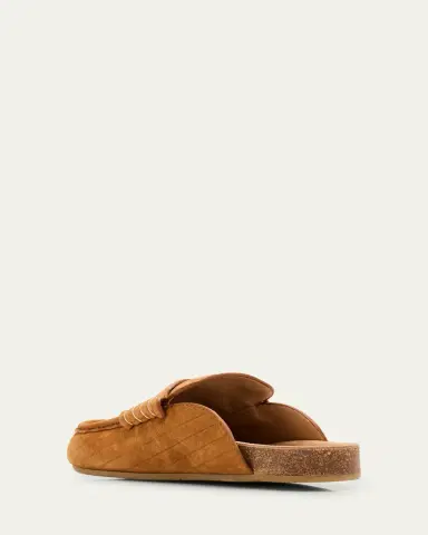 JW Anderson Suede Stitch Loafer Mules | Thumbnail 4 JW Anderson Suede Stitch Loafer Mules | Thumbnail 4