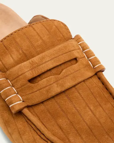 JW Anderson Suede Stitch Loafer Mules | Thumbnail 5 JW Anderson Suede Stitch Loafer Mules | Thumbnail 5