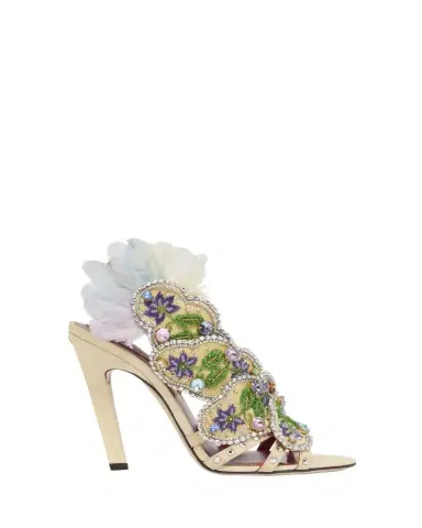 Valentino Garavani Dans Le Foyer Embellished Slingback Sandals | Thumbnail 1 Valentino Garavani Dans Le Foyer Embellished Slingback Sandals | Thumbnail 1