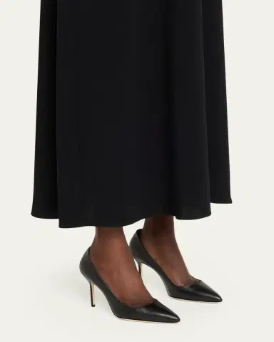 Manolo Blahnik 90mm BB Leather Pumps | Thumbnail 2