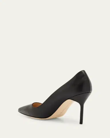 Manolo Blahnik 90mm BB Leather Pumps | Thumbnail 4