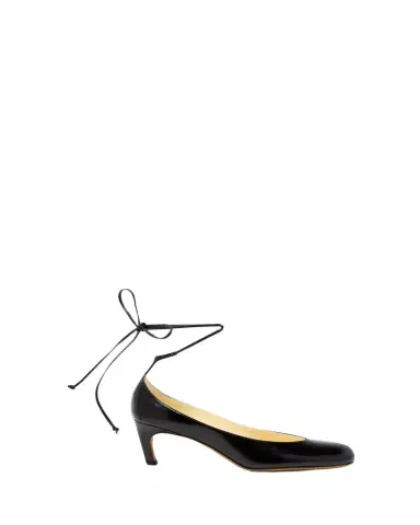 Proenza Schouler Uma Leather Ankle-Tie Pumps | Thumbnail 1 Proenza Schouler Uma Leather Ankle-Tie Pumps | Thumbnail 1