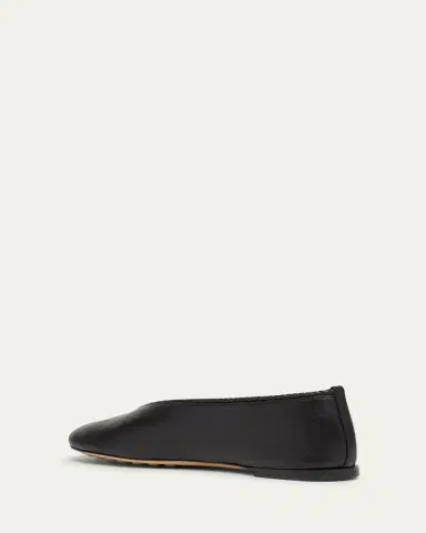 Bottega Veneta Lagoon Nappa Leather Ballerina Flats | Thumbnail 4
