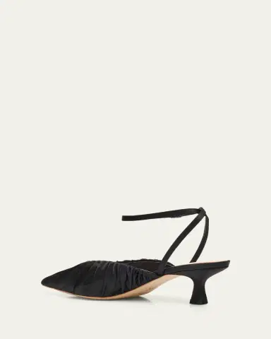 Loeffler Randall 50mm Rio Satin Kitten-Heel Pumps | Thumbnail 2 Loeffler Randall 50mm Rio Satin Kitten-Heel Pumps | Thumbnail 2