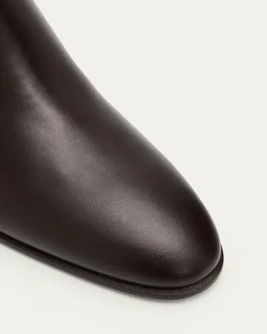 Gianvito Rossi Glove Leather Block-Heel Booties | Thumbnail 9 Gianvito Rossi Glove Leather Block-Heel Booties | Thumbnail 9