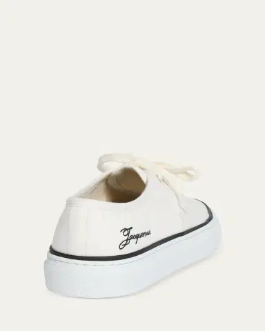 Jacquemus Les Fefe Canvas Low-Top Boat Sneakers | Thumbnail 2 Jacquemus Les Fefe Canvas Low-Top Boat Sneakers | Thumbnail 2
