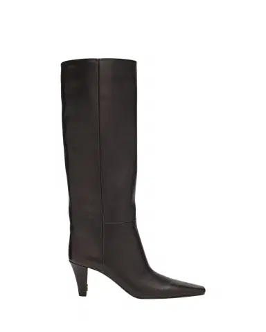 Saint Laurent Jill Smooth Leather Knee-High Boots | Thumbnail 1