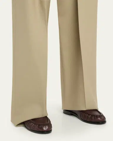 Saint Laurent Le Leather YSL Penny Loafers | Thumbnail 2
