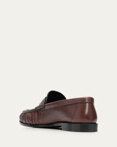 Saint Laurent Le Leather YSL Penny Loafers | Thumbnail 4
