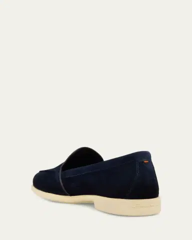 Santoni Suede Loafers | Thumbnail 2 Santoni Suede Loafers | Thumbnail 2