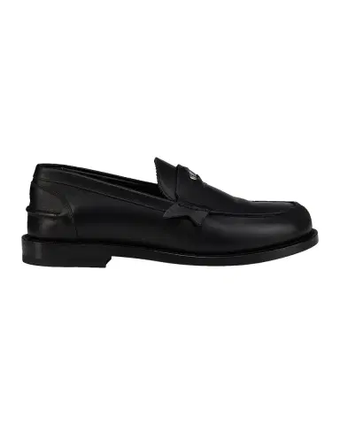 Christian Louboutin x Jaden Smith Men's Plato Leather Red-Sole Penny Loafers | Thumbnail 3