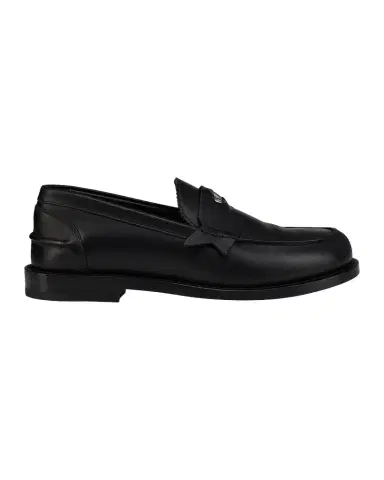 Christian Louboutin x Jaden Smith Men's Plato Leather Red-Sole Penny Loafers | Thumbnail 1