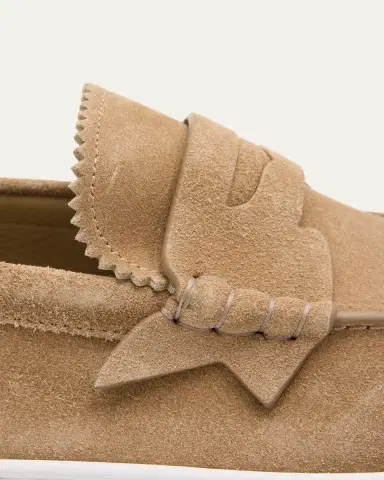 Christian Louboutin Men's The Harold I Flat Leather Red-Sole Boat Shoes | Thumbnail 5