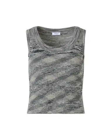 Akris punto Scoop-Neck Space Dye Merino Wool Rib Tank Top | Thumbnail 1 Akris punto Scoop-Neck Space Dye Merino Wool Rib Tank Top | Thumbnail 1