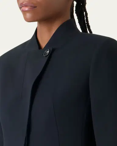 Akris Kay Wool Double-Face Short Jacket | Thumbnail 5 Akris Kay Wool Double-Face Short Jacket | Thumbnail 5