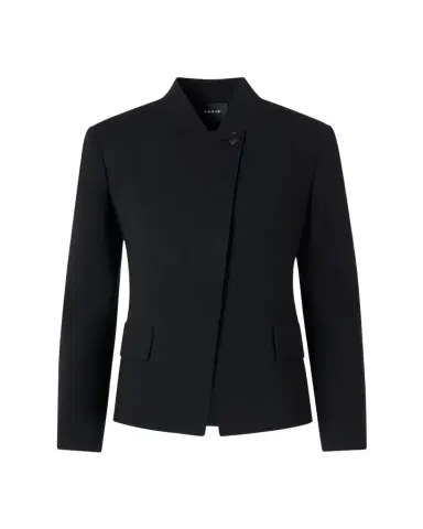 Akris Kay Wool Double-Face Short Jacket | Thumbnail 1 Akris Kay Wool Double-Face Short Jacket | Thumbnail 1
