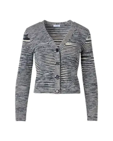 Akris punto Space Dye Ribbed Merino Cardigan | Thumbnail 1 Akris punto Space Dye Ribbed Merino Cardigan | Thumbnail 1