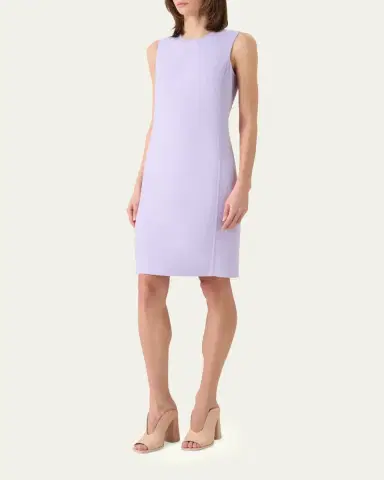 Akris Cashmere-Silk Sleeveless Sheath Dress | Thumbnail 4