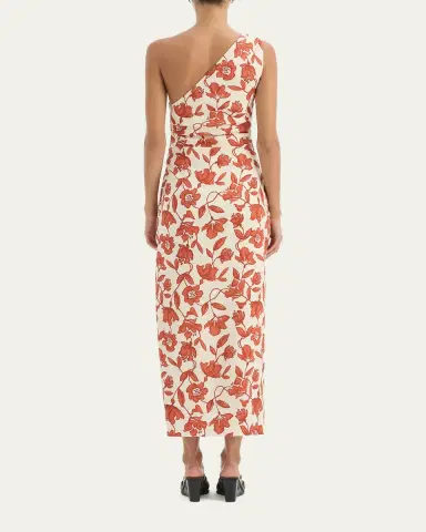 SIR. Chloe Asymmetric Linen Maxi Dress | Thumbnail 3 SIR. Chloe Asymmetric Linen Maxi Dress | Thumbnail 3