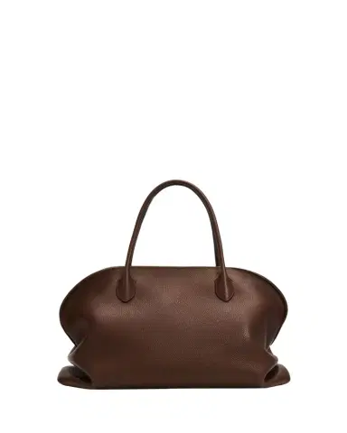 THE ROW Agnes 15 Curved Leather Top-Handle Bag | Thumbnail 1