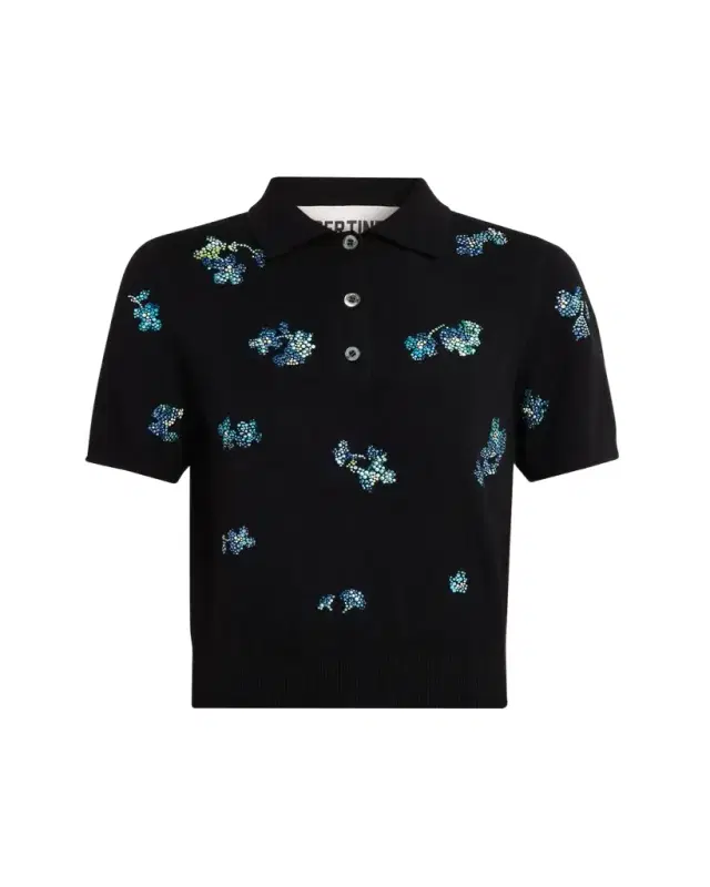 Libertine Bluebell Lane Cashmere Polo Sweater