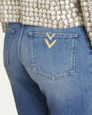 Valentino Garavani High-Rise Skinny-Leg Crop Jeans | Thumbnail 5 Valentino Garavani High-Rise Skinny-Leg Crop Jeans | Thumbnail 5