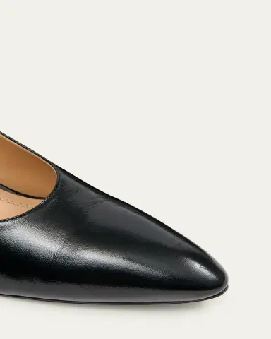 Maison Margiela Court Shoe Leather Wedge Pumps | Thumbnail 5 Maison Margiela Court Shoe Leather Wedge Pumps | Thumbnail 5