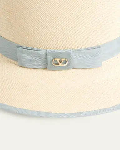 Valentino Garavani VLOGO Straw Fedora | Thumbnail 2