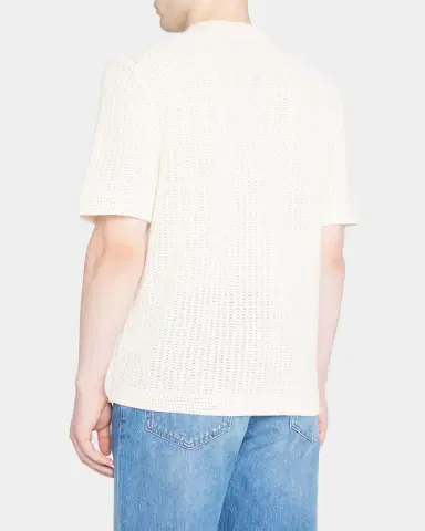 Vince Men's Crochet Button-Down Shirt | Thumbnail 2