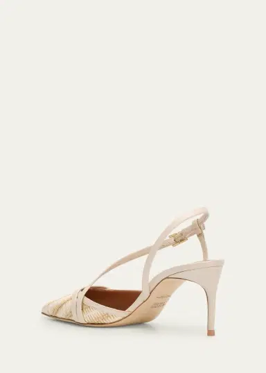 Malone Souliers 70mm Valeria Strappy Leather Pumps | Thumbnail 2