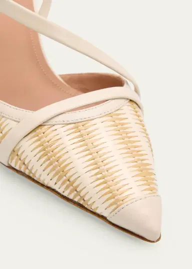 Malone Souliers 70mm Valeria Strappy Leather Pumps | Thumbnail 3