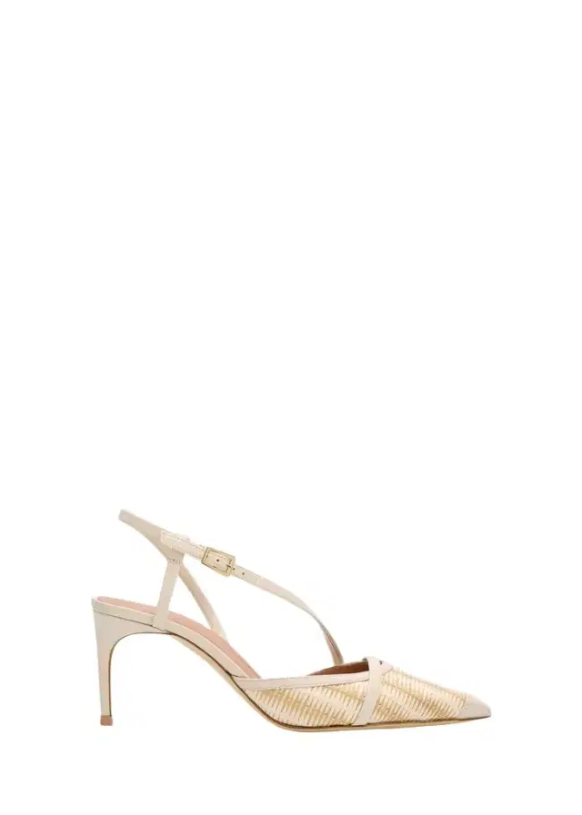 70mm Valeria Strappy Leather Pumps