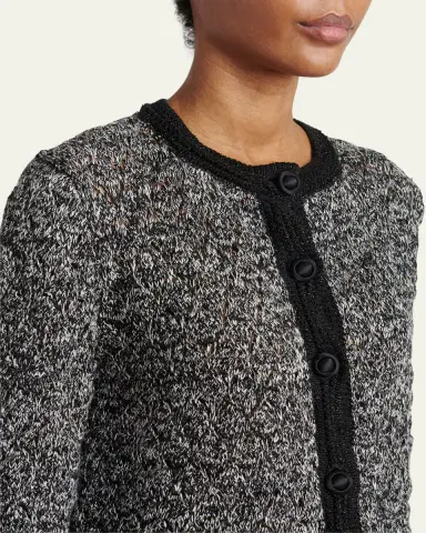 Valentino Garavani Tweed Melange Jacket | Thumbnail 5 Valentino Garavani Tweed Melange Jacket | Thumbnail 5