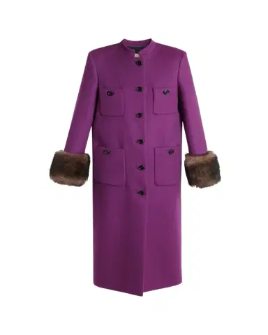 Valentino Garavani Long Wool Coat | Thumbnail 1 Valentino Garavani Long Wool Coat | Thumbnail 1
