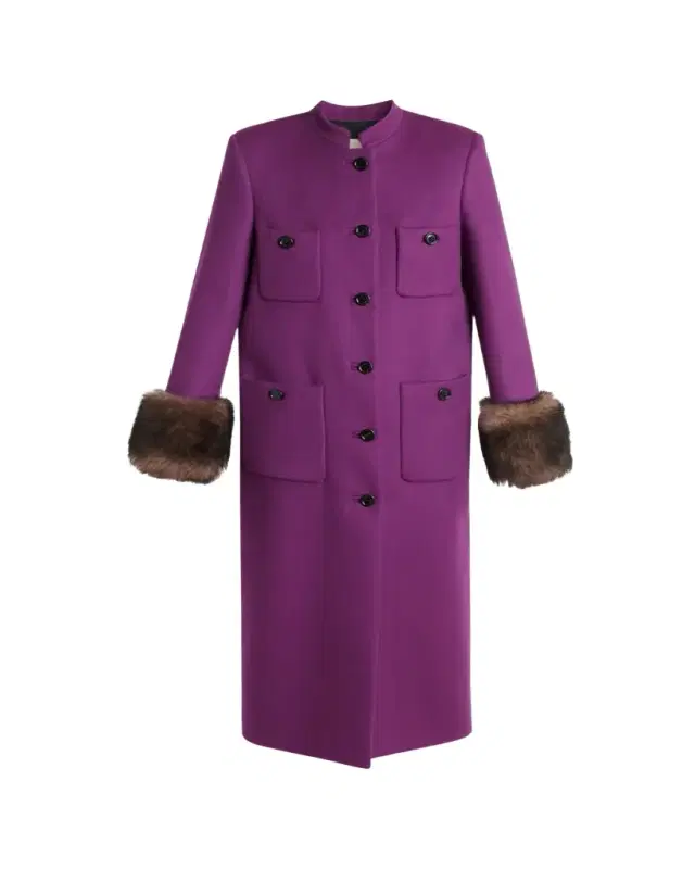 Valentino Garavani Long Wool Coat