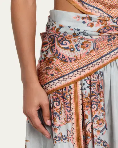 Zimmermann Aster Scarf Midi Skirt | Thumbnail 5 Zimmermann Aster Scarf Midi Skirt | Thumbnail 5