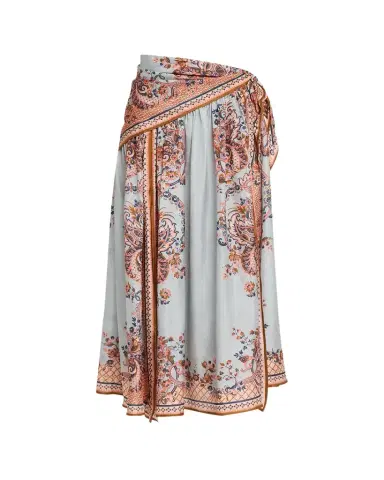 Zimmermann Aster Scarf Midi Skirt | Thumbnail 1 Zimmermann Aster Scarf Midi Skirt | Thumbnail 1