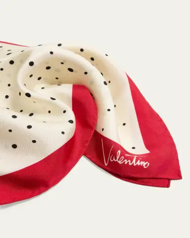 Valentino Garavani Little Stars Starry Silk Scarf | Thumbnail 4