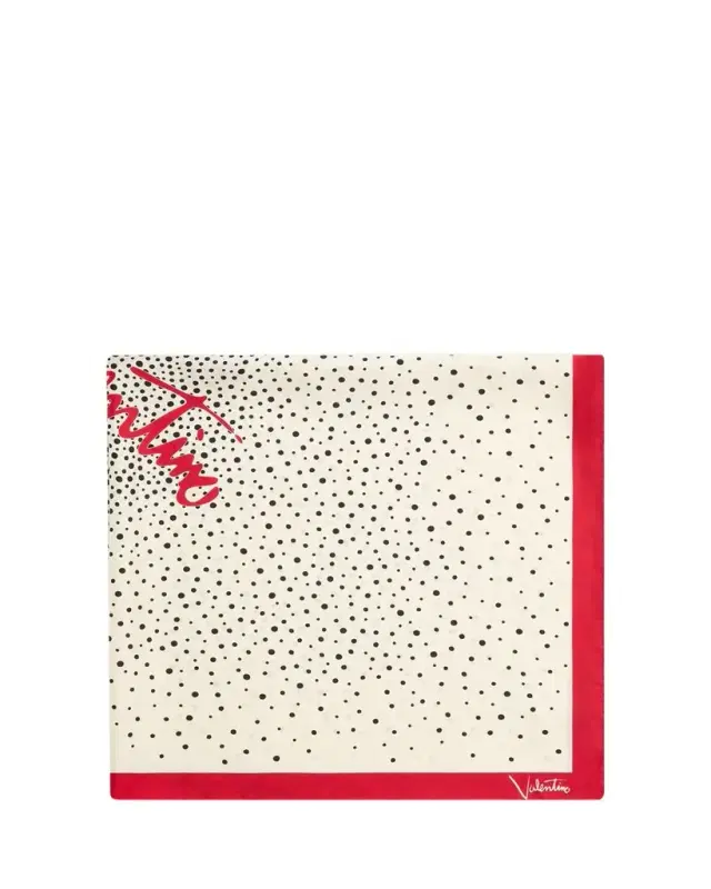 Valentino Garavani Little Stars Starry Silk Scarf