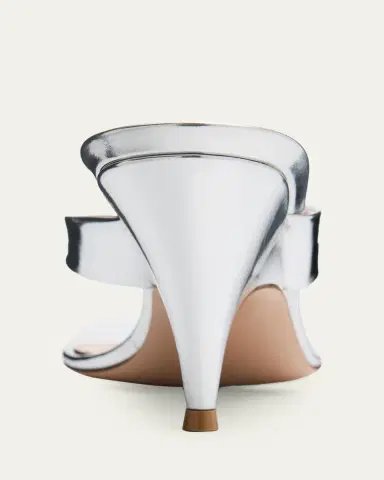 Gianvito Rossi 70mm Metallic Leather Thong Sandals | Thumbnail 3 Gianvito Rossi 70mm Metallic Leather Thong Sandals | Thumbnail 3