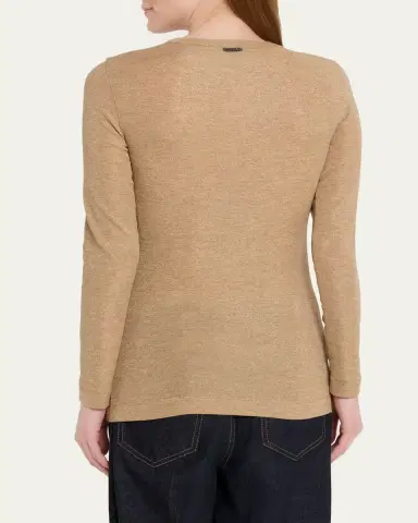 Brunello Cucinelli Sparkling Crewneck Sweater | Thumbnail 3
