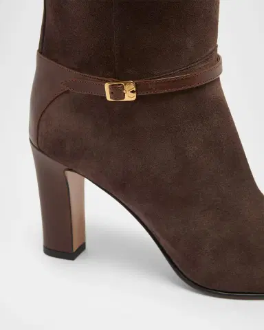 Valentino Garavani 85mm Pattie Suede Knee-High Boots | Thumbnail 2 Valentino Garavani 85mm Pattie Suede Knee-High Boots | Thumbnail 2