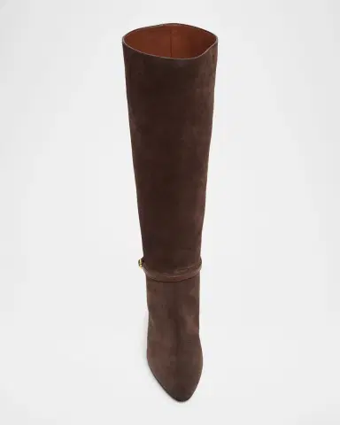 Valentino Garavani 85mm Pattie Suede Knee-High Boots | Thumbnail 3 Valentino Garavani 85mm Pattie Suede Knee-High Boots | Thumbnail 3