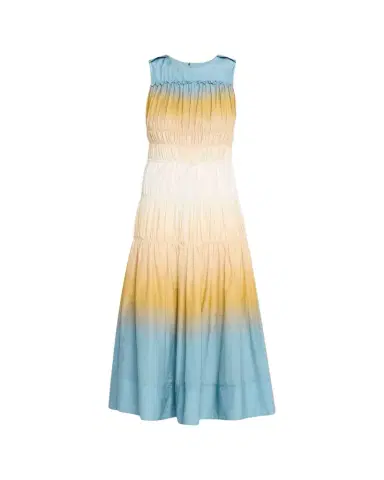 3.1 Phillip Lim Smocked Ombré Voile Midi Dress | Thumbnail 1 3.1 Phillip Lim Smocked Ombré Voile Midi Dress | Thumbnail 1