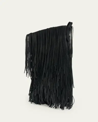 Balenciaga Avenue Fringe Leather Booties | Thumbnail 4