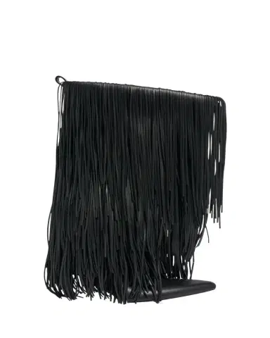 Balenciaga Avenue Fringe Leather Booties | Thumbnail 1