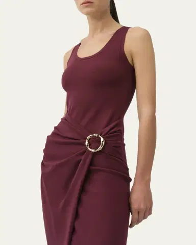 Simkhai Genne Draped Tank Dress | Thumbnail 5 Simkhai Genne Draped Tank Dress | Thumbnail 5