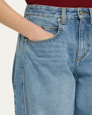 Isabel Marant Oriane Barrel-Leg Ankle Jeans | Thumbnail 5 Isabel Marant Oriane Barrel-Leg Ankle Jeans | Thumbnail 5