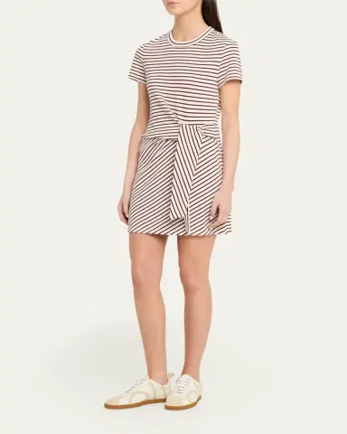 Veronica Beard Elvaris Striped T-Shirt Dress | Thumbnail 4