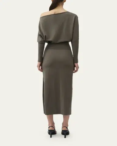 Simkhai Janese Off-Shoulder Midi Dress | Thumbnail 3 Simkhai Janese Off-Shoulder Midi Dress | Thumbnail 3